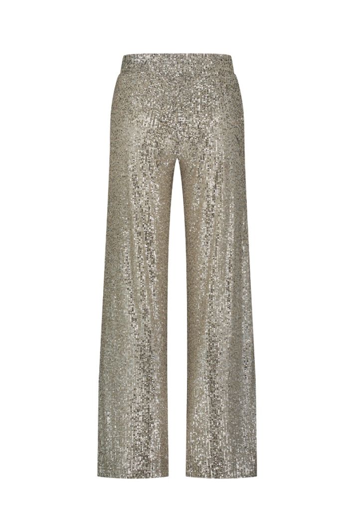 12037 Tracey Sequins Trousers - Goud