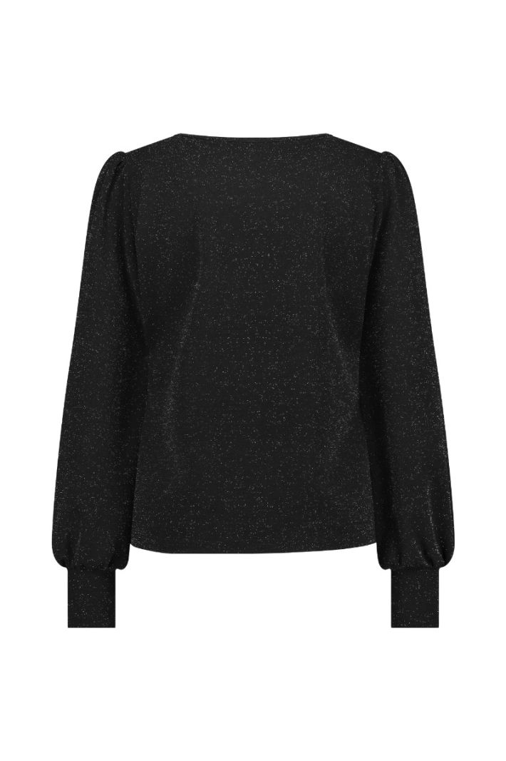 12039 Sophie Sparkle Top - Zwart