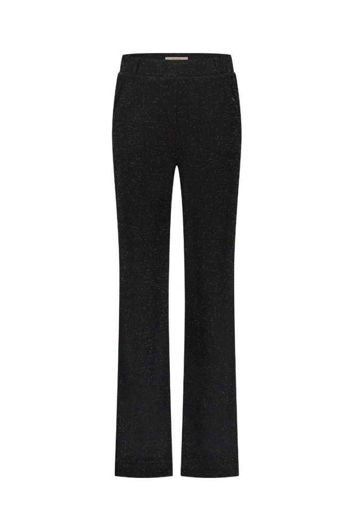 12040 Marilon Sparkle Trousers - Zwart