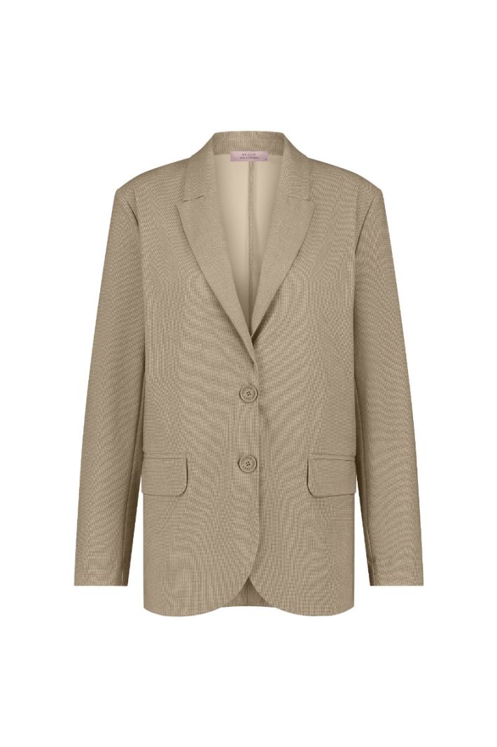 12084 Opal Structure Blazer - Latte