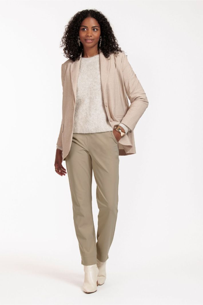 12084 Opal Structure Blazer - Latte