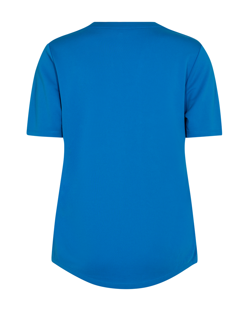 120958 Fqyr T-Shirt met V-Hals - French Blue