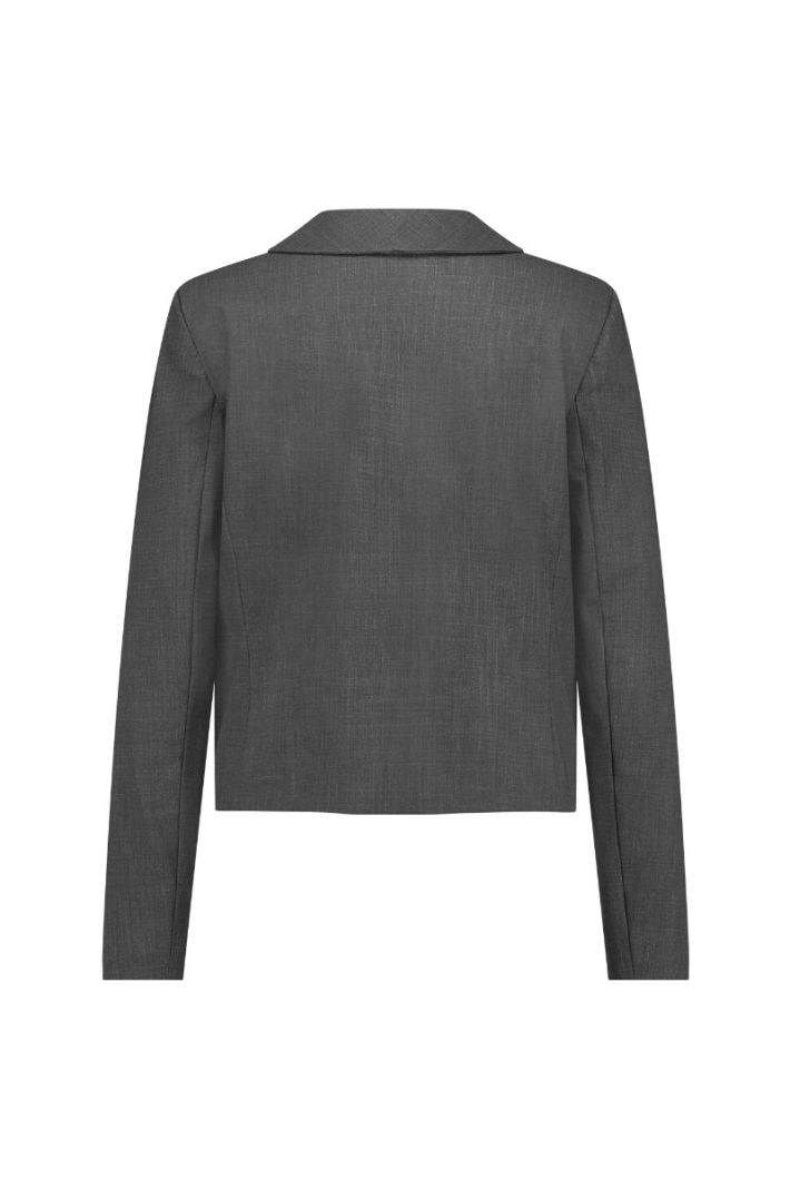 12119 Idani Grey Melee Blazer - Grey Melange