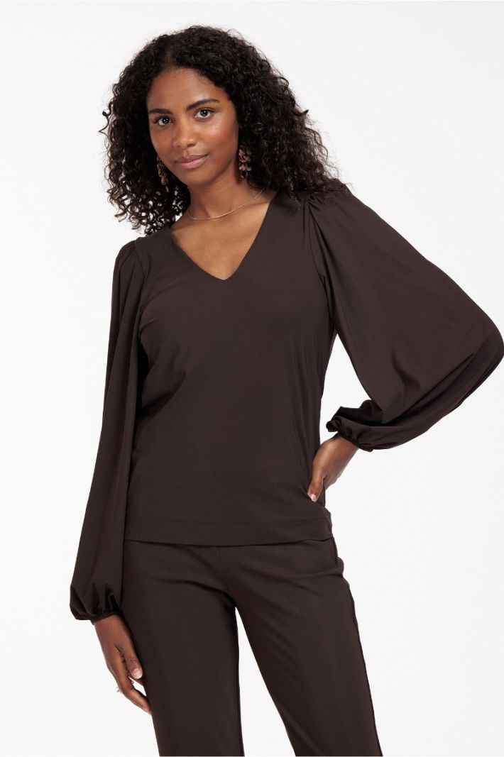 12153 Lesha Top - Espresso