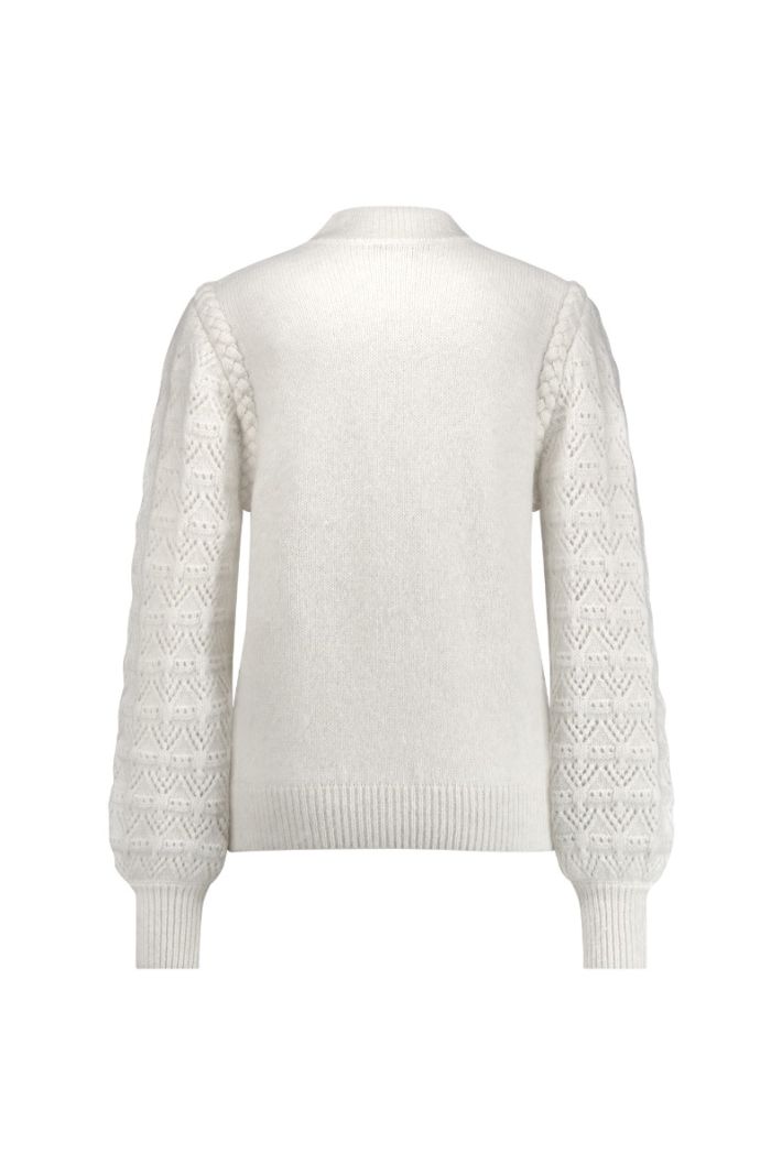 12162 Abby Pearl Pullover - Off White