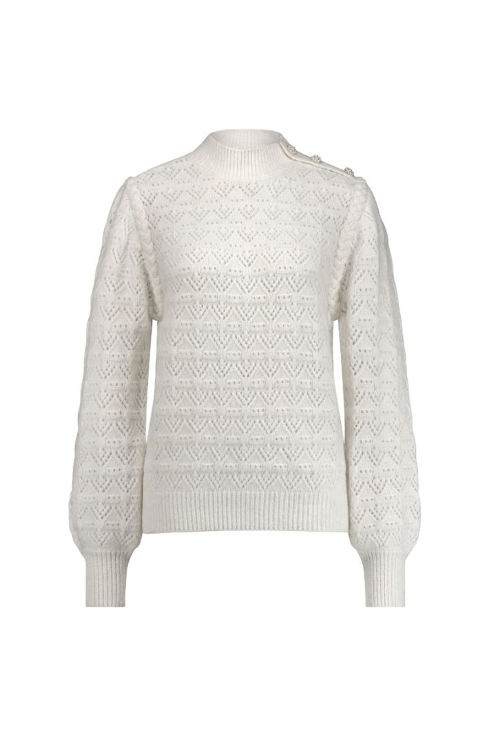 12162 Abby Pearl Pullover - Off White