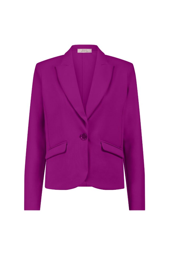 12202 Felici bnd Structure Blazer - Magenta