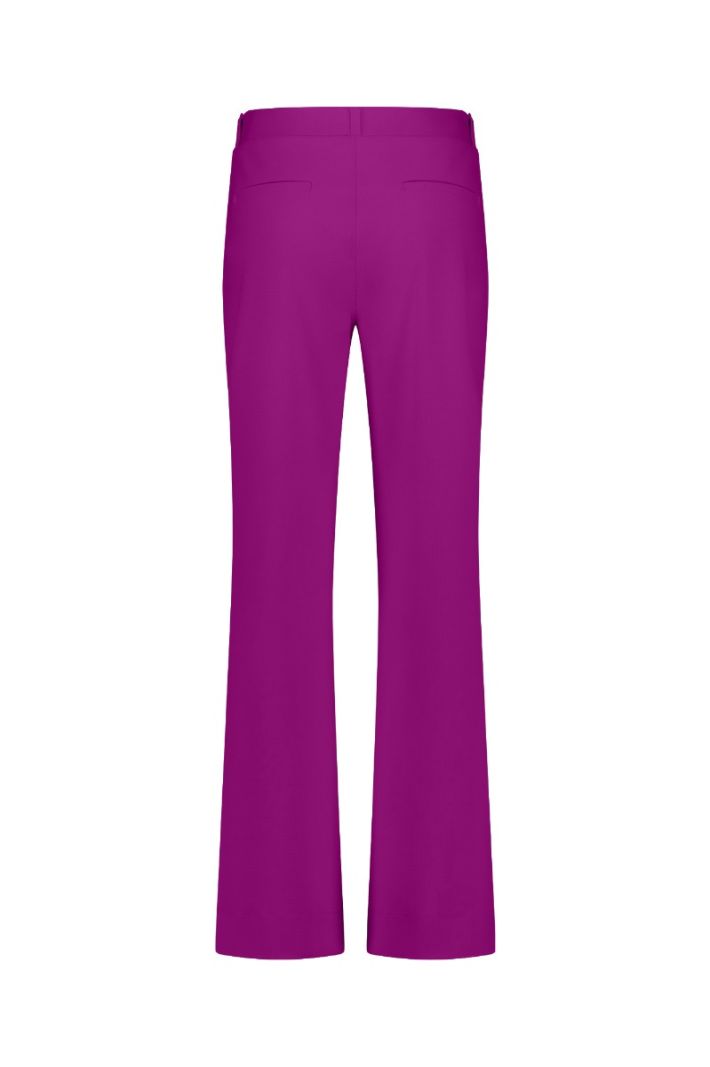 12203 Lexie bnd Structure Trousers - Magenta