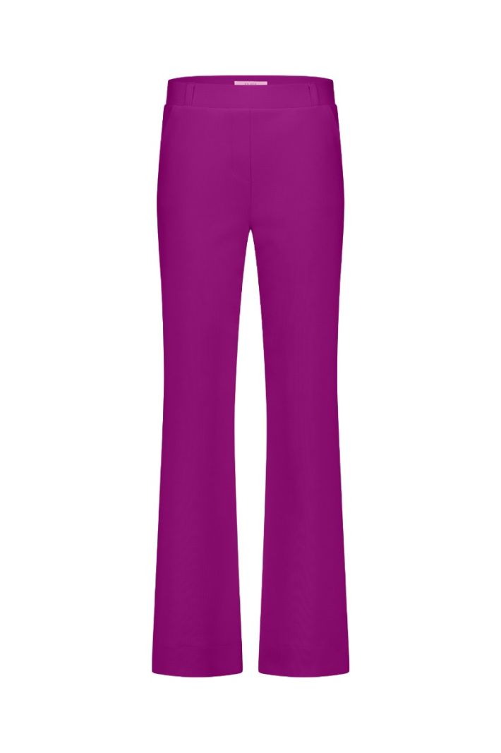 12203 Lexie bnd Structure Trousers - Magenta