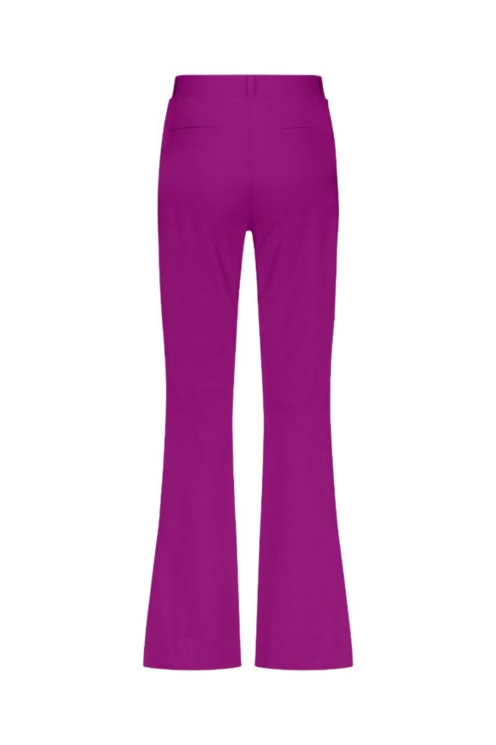 12206 Noa Tape Flair Trousers - Magenta