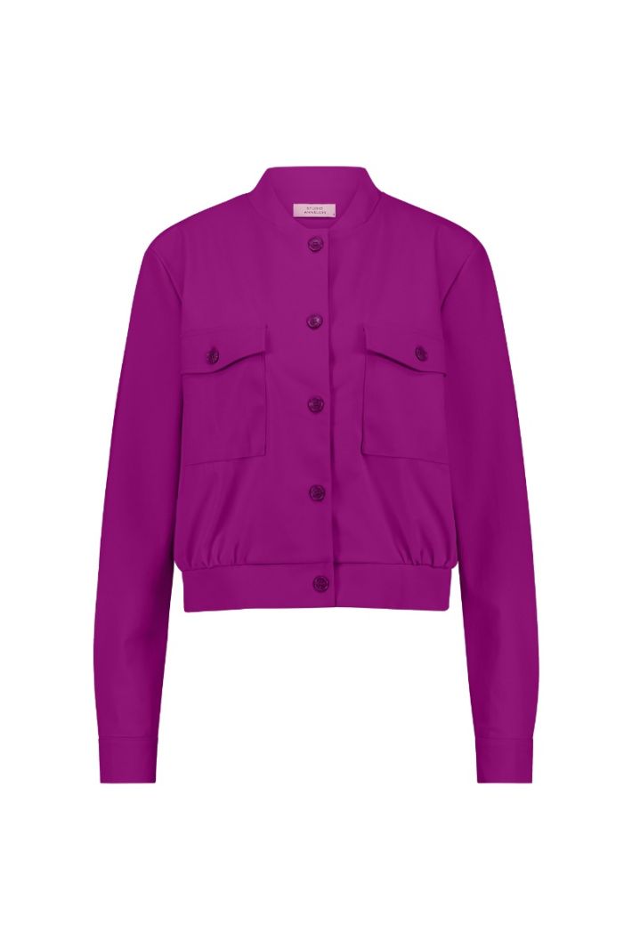 12207 Michelle Tape Jacket - Magenta