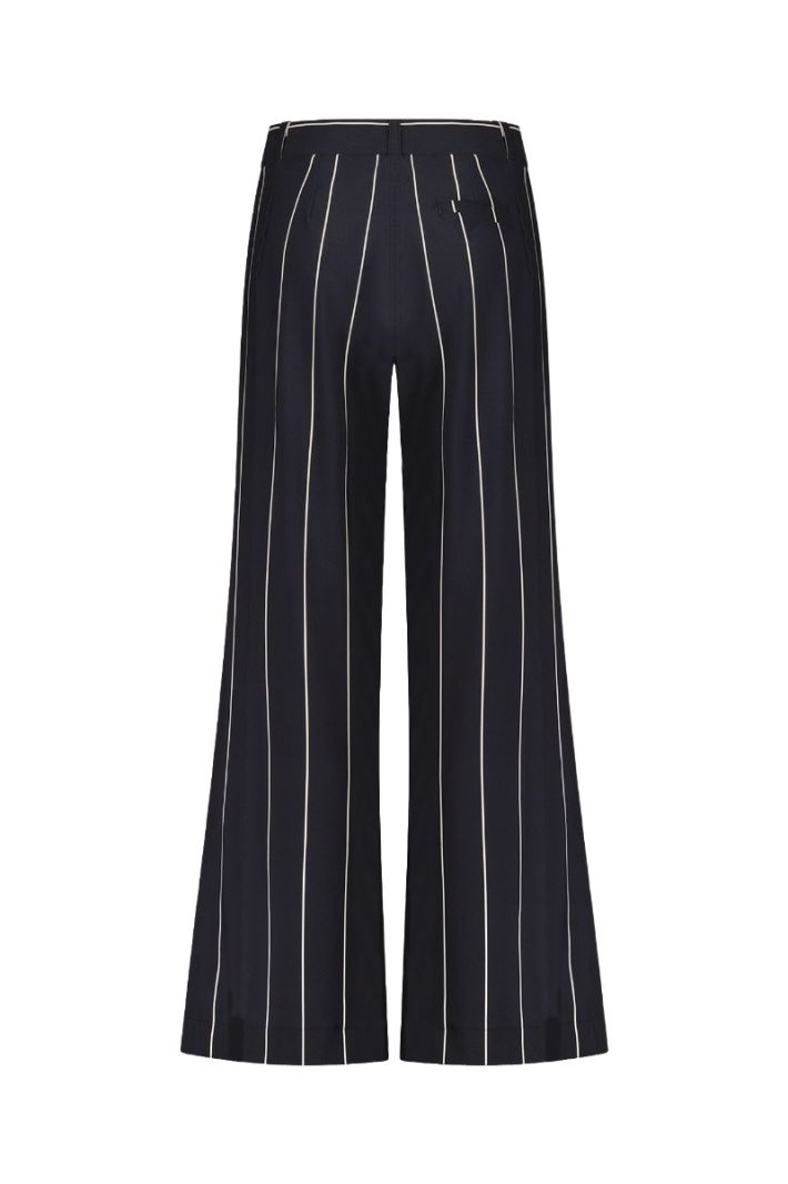 12214 Colette Stripe Trousers - Black/Kit