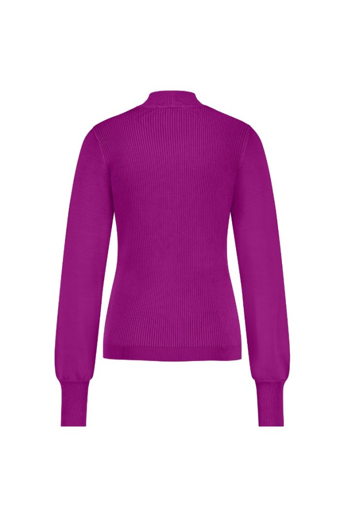 12254 Nadia Shiny Pullover - Magenta