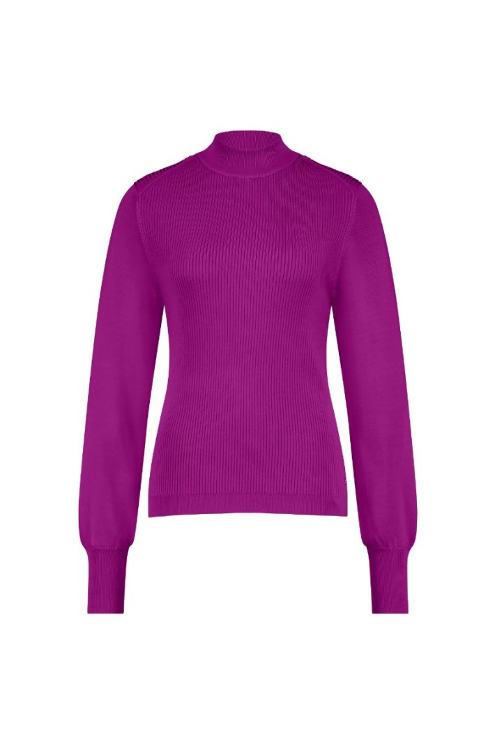 12254 Nadia Shiny Pullover - Magenta