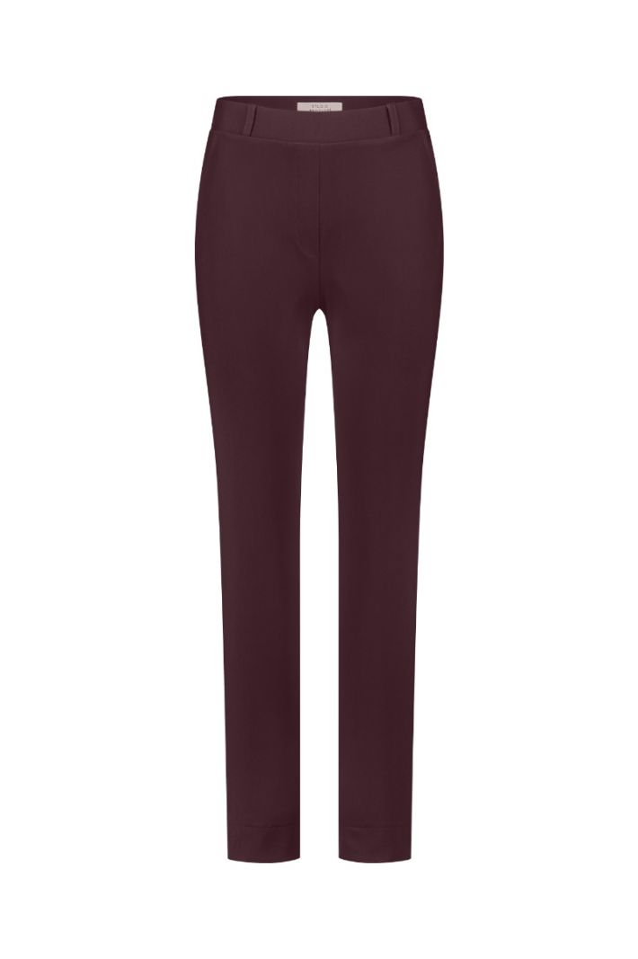 12270 Anna Bonded Trousers - Blackberry