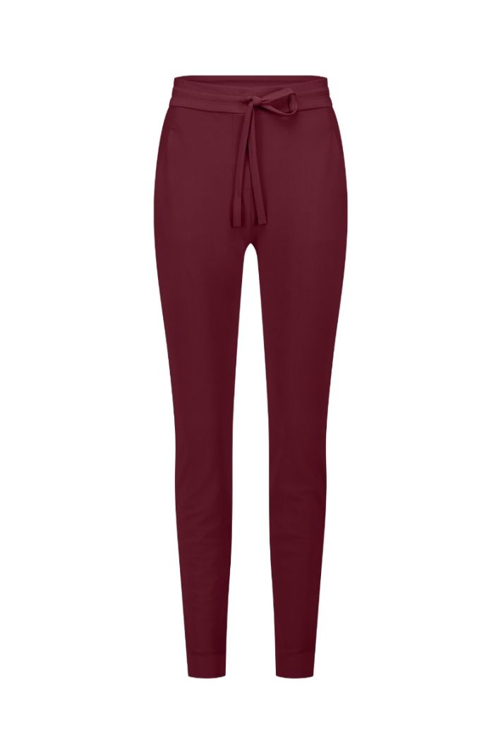 12273 Downstairs Bonded Trousers - Merlot