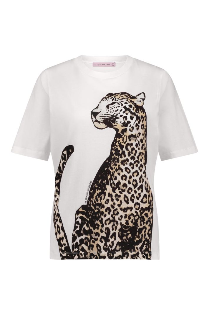 12327 Klaasje Panther T-Shirt - White