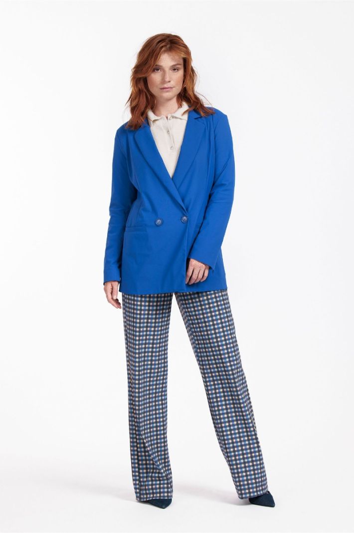 12359 Sence Bonded Blazer - Royal Blue