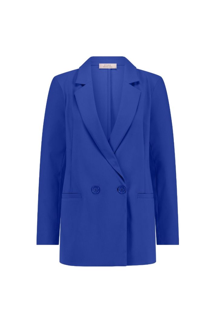 12359 Sence Bonded Blazer - Royal Blue