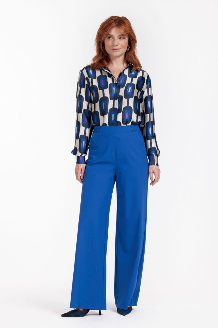 12361 Lexie Bonded Trousers - Royal Blue