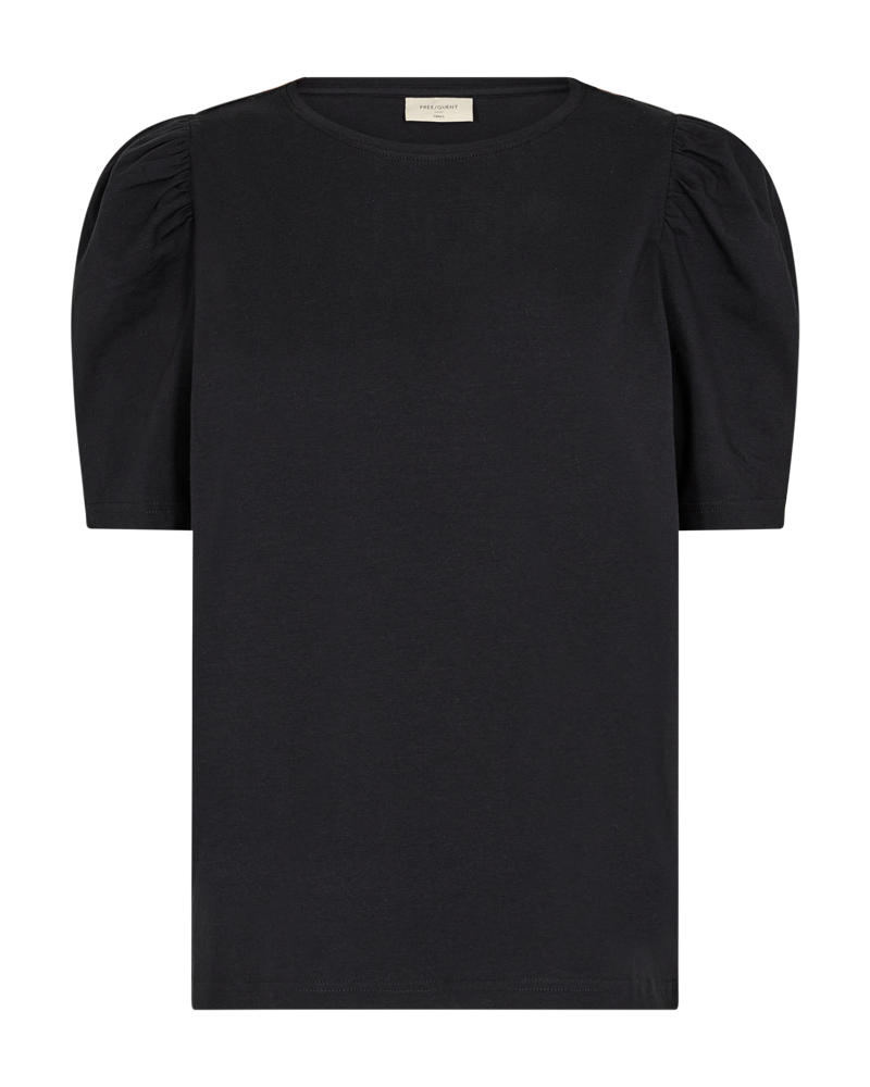 124228 FQFenja Puff T-Shirt - Zwart