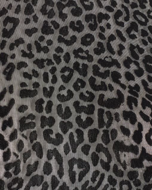 126487 FQVally Top Leopard - Zwart