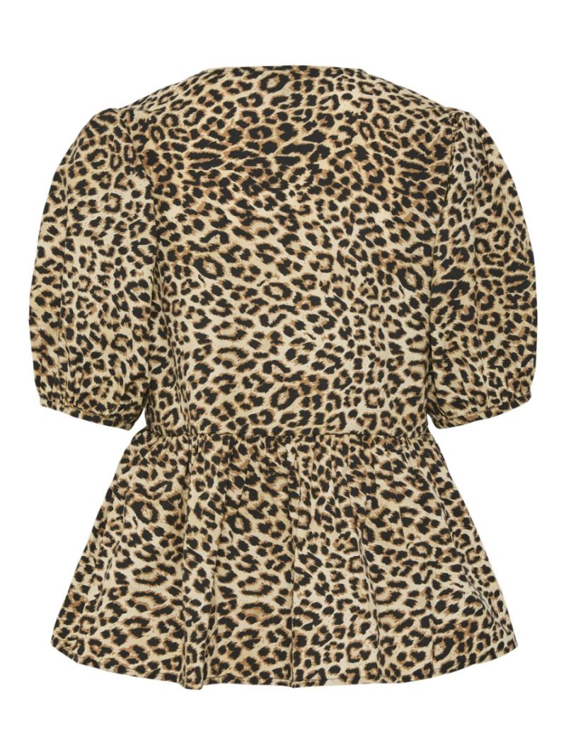 17156546 Pcnancy Leopard Top - Dove