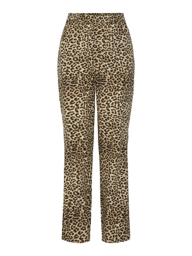 17156548 Pcnancy Broek met Leopard Print - Dove