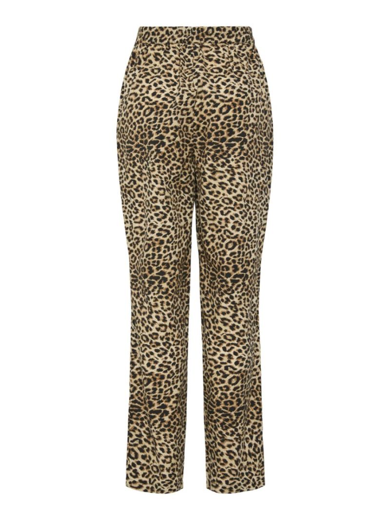 17156548 Pcnancy Broek met Leopard Print - Dove