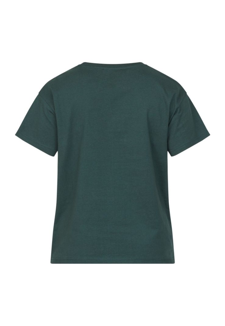 17473 Pein-Ss 12 T-Shirt met Print - Pine/Zwart