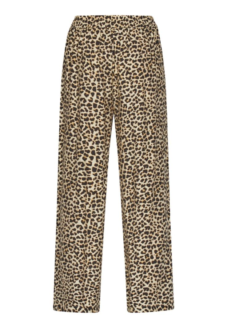 17881 Ella-Pa38 Wijde Broek - Leopard Print