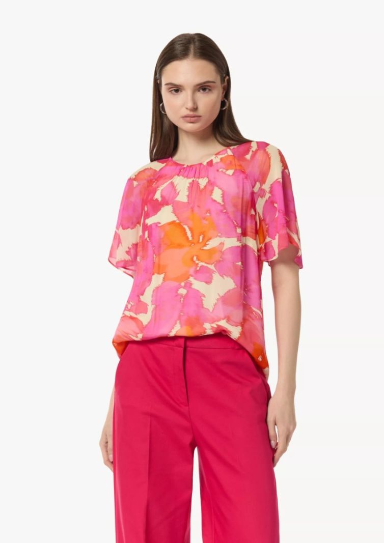 2148746 Top met Print - Roze