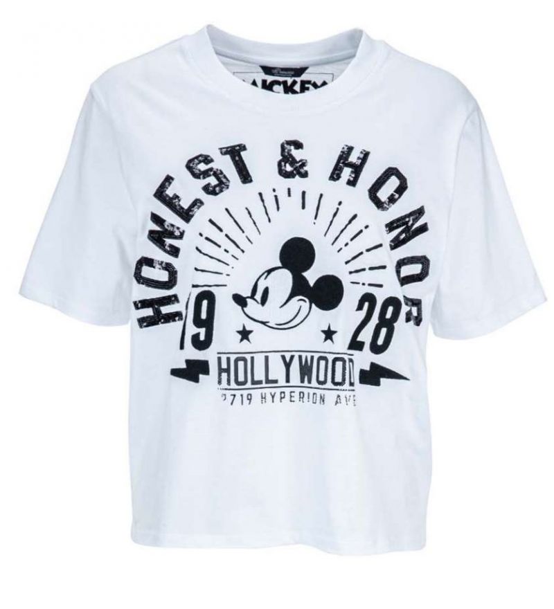 222-111917 T-shirt Honest and Honor - Wit