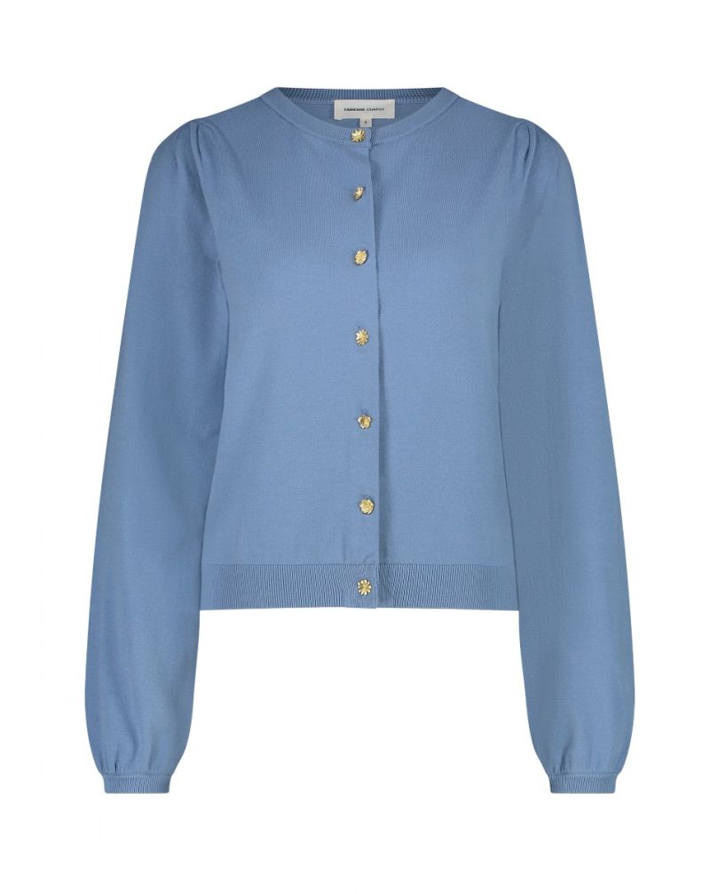 CLT-CAR-04-AW24 Molly Cardigan - Kahlo Blue