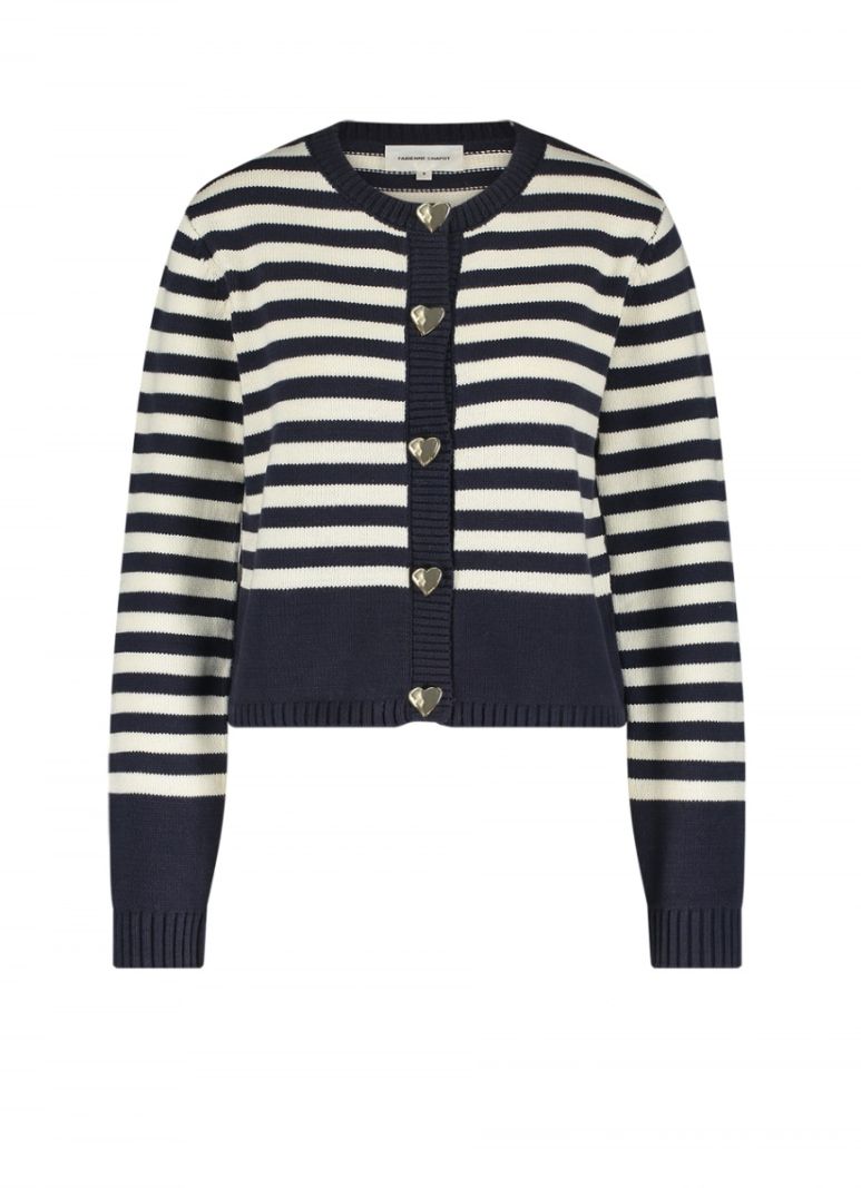 CLT-CAR-01-AW24 Stine Cardigan - Nordic Navy