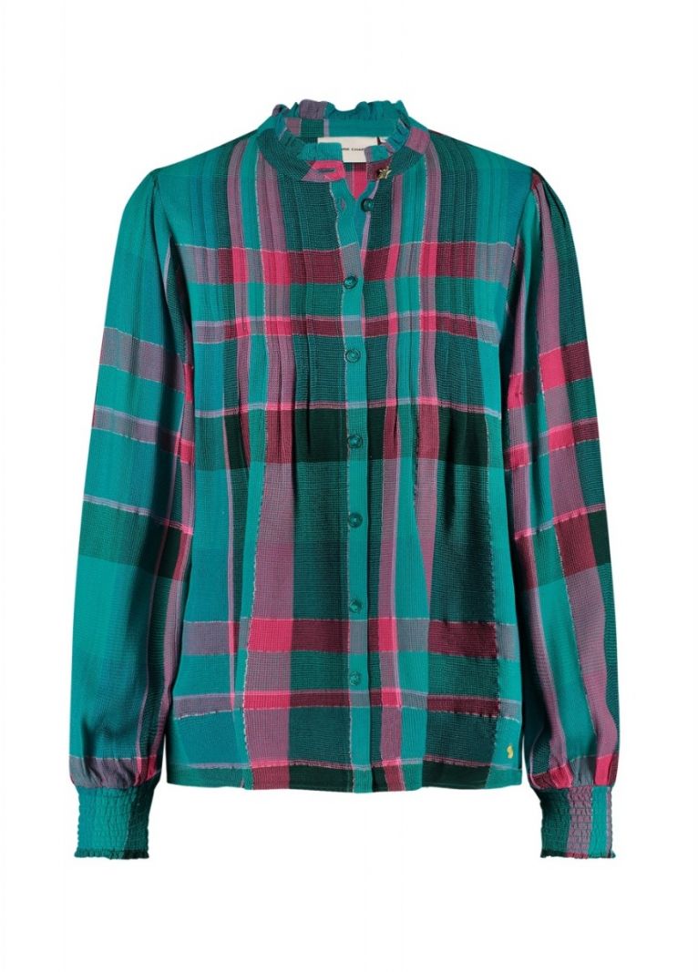 CLT-43-BLS-AW23 Lucky Blouse - Bright Teal