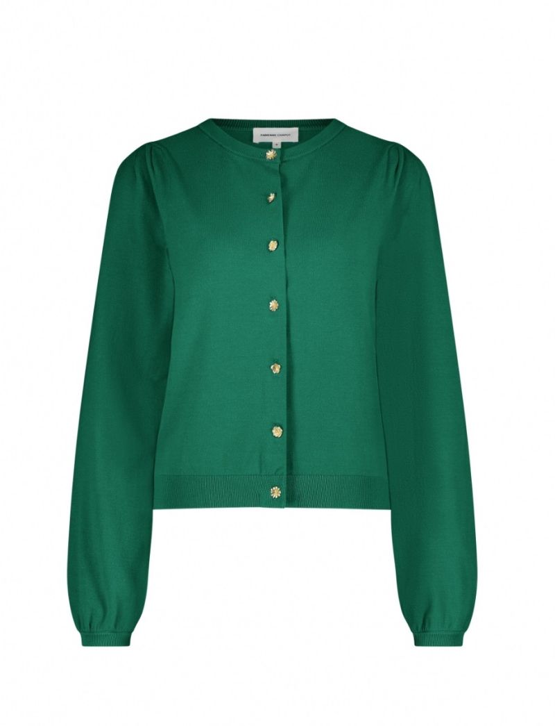 CLT-CAR-04-AW24 Molly Cardigan - Bottle Green