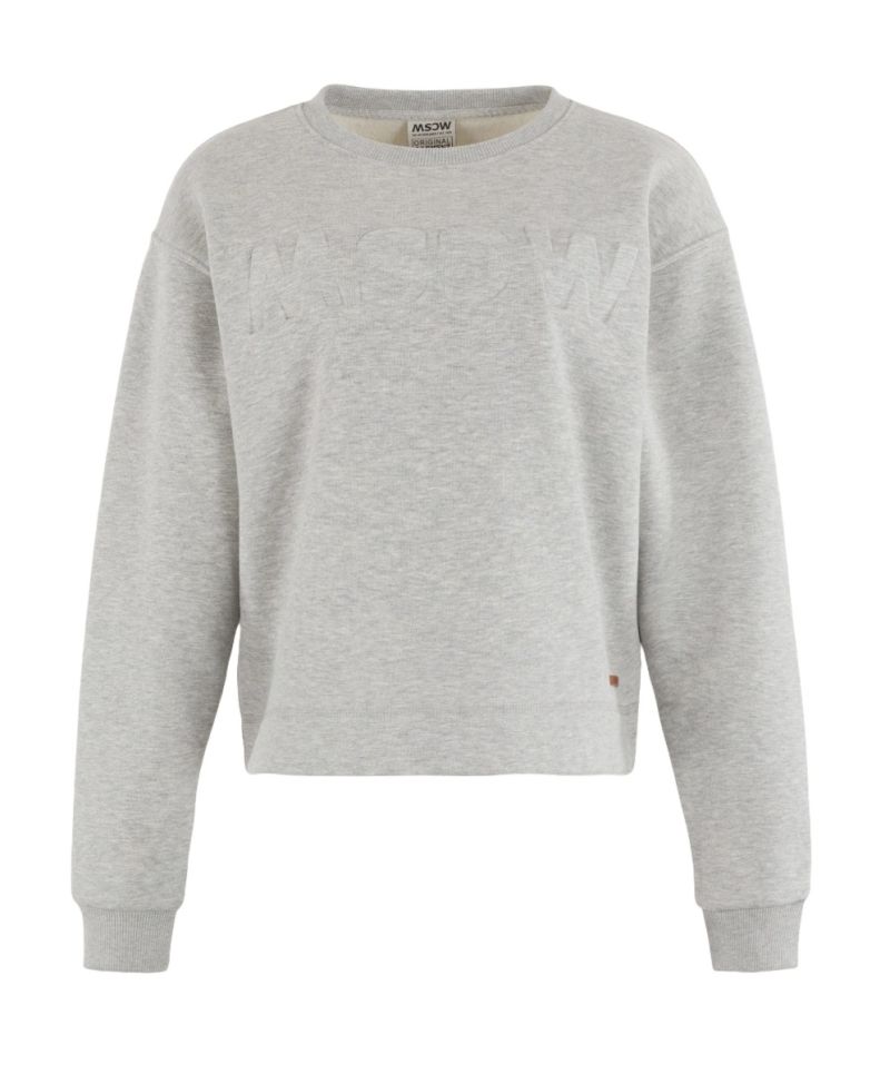 54-04 Logo Sweater - Light Grey Melange