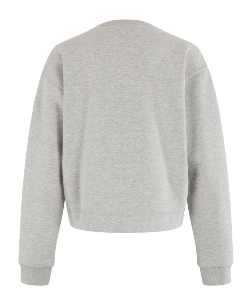 54-04 Logo Sweater - Light Grey Melange