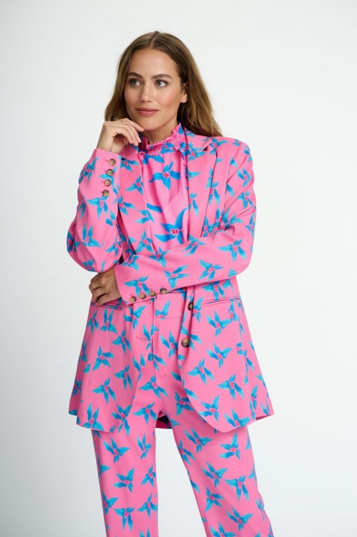 SP7280 Origami Flower Blazer - Pink