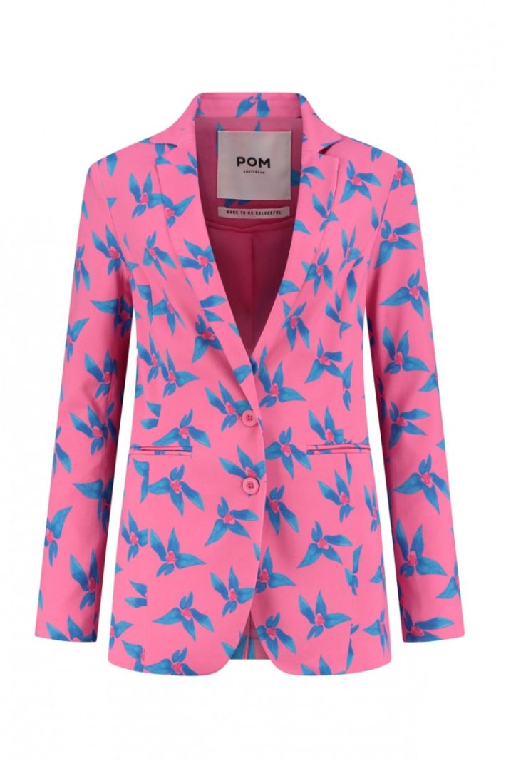 SP7280 Origami Flower Blazer - Pink