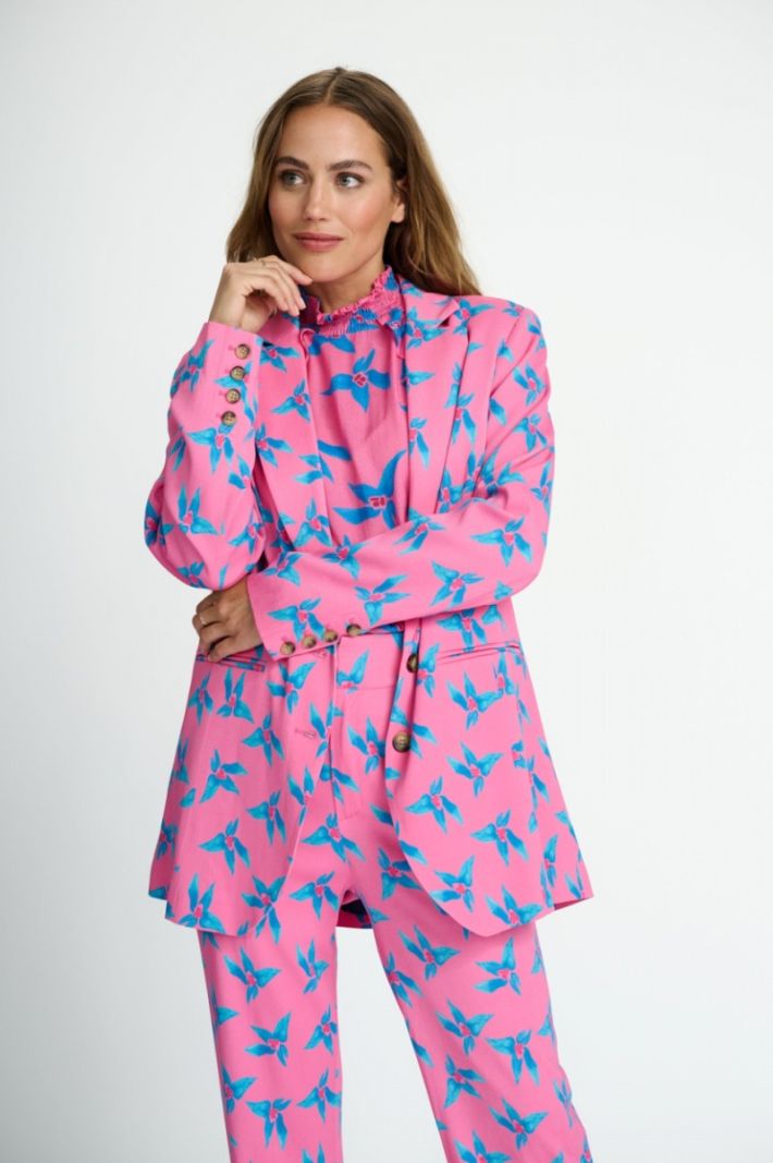 SP7280 Origami Flower Blazer - Pink