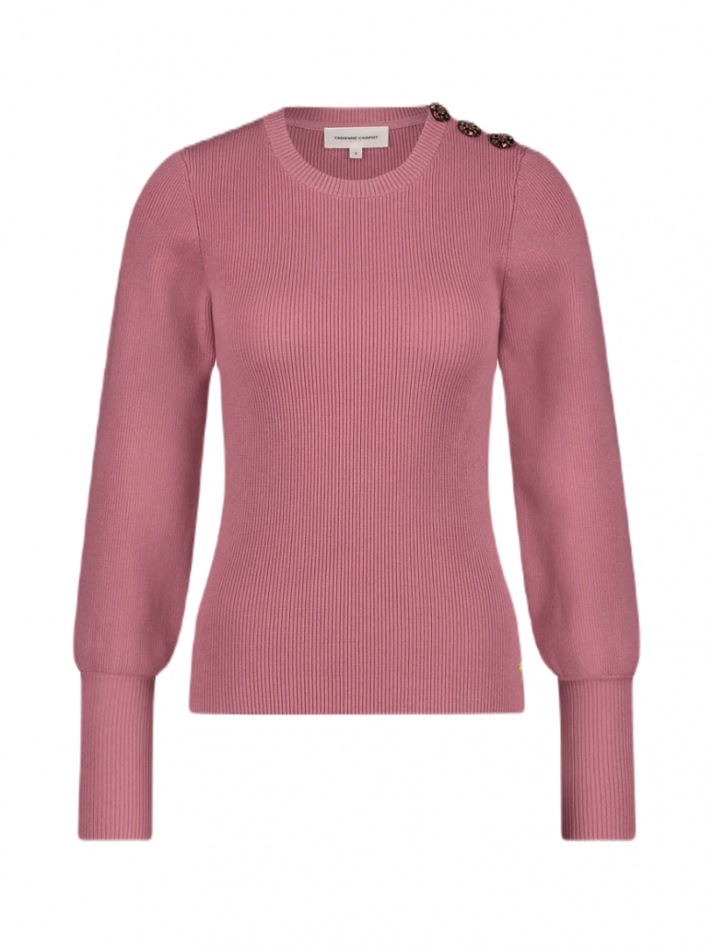 CLT-193-PUL-AW22 Lillian Pullover - Antique Pink
