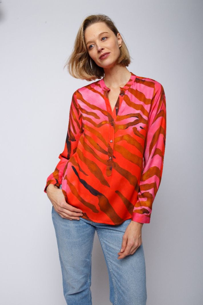 8334-139920 Viscose Blouse - Rood