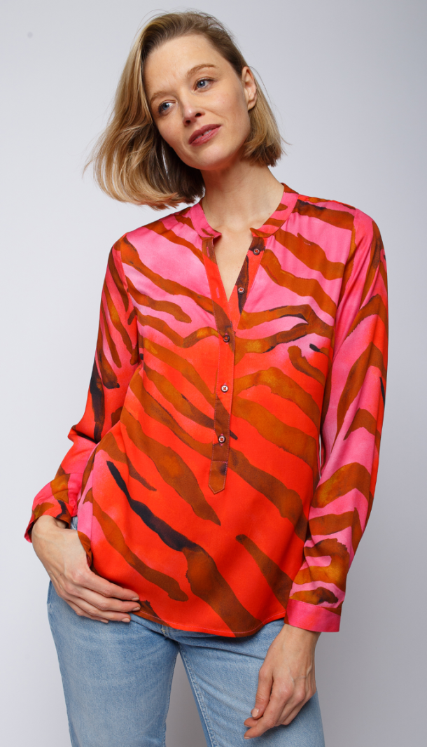 8334-139920 Viscose Blouse - Rood