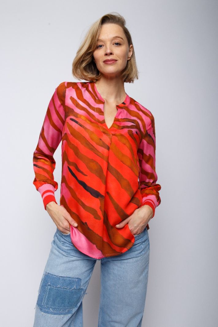 8334-139920 Viscose Blouse - Rood