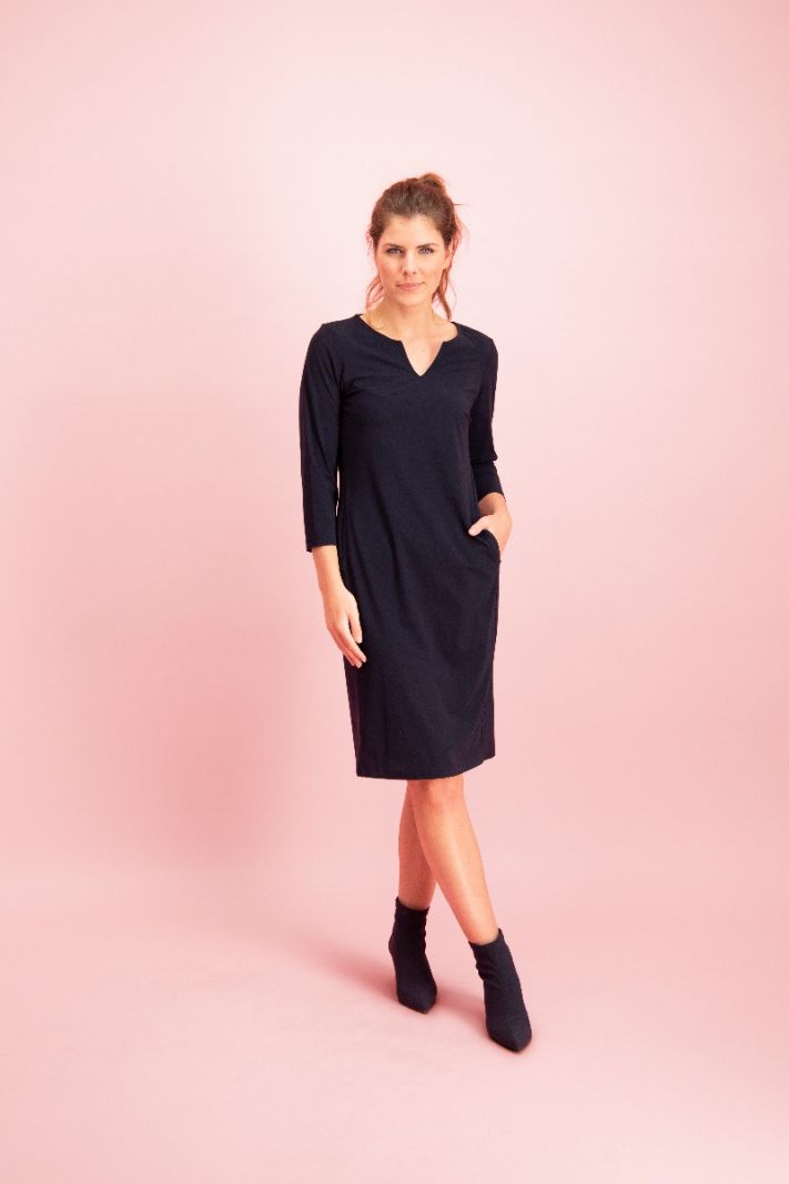 01299 Simplicity Dress - Donker Blauw