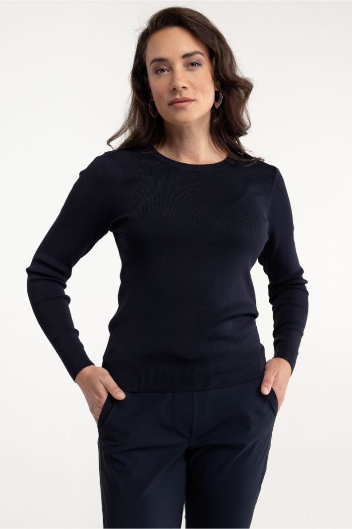 91520 Lana Pullover - Donker Blauw