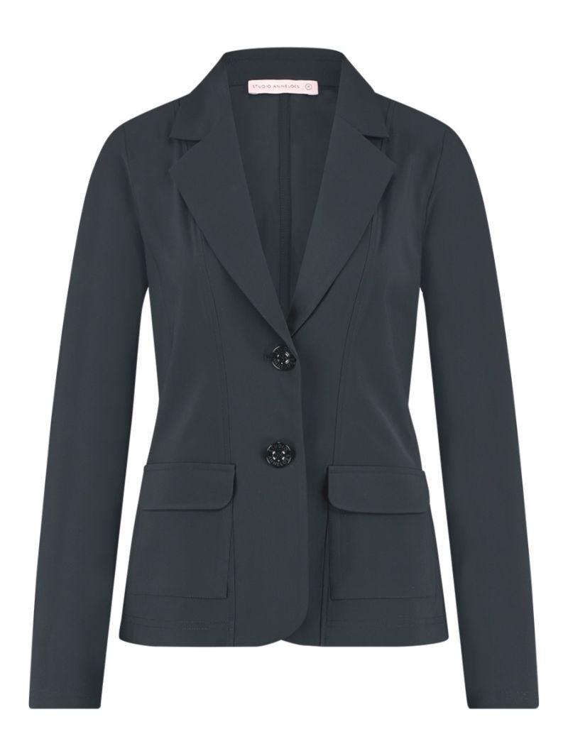 92723 Clean Blazer - Antraciet