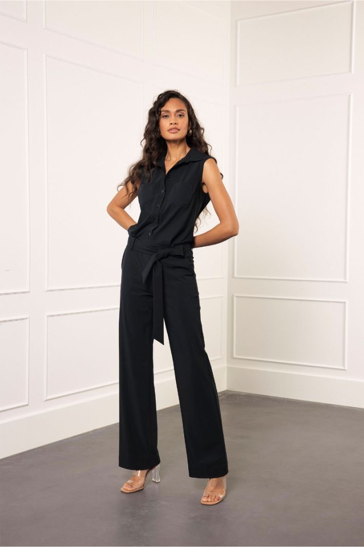 94772 Angel sls Jumpsuit - Zwart